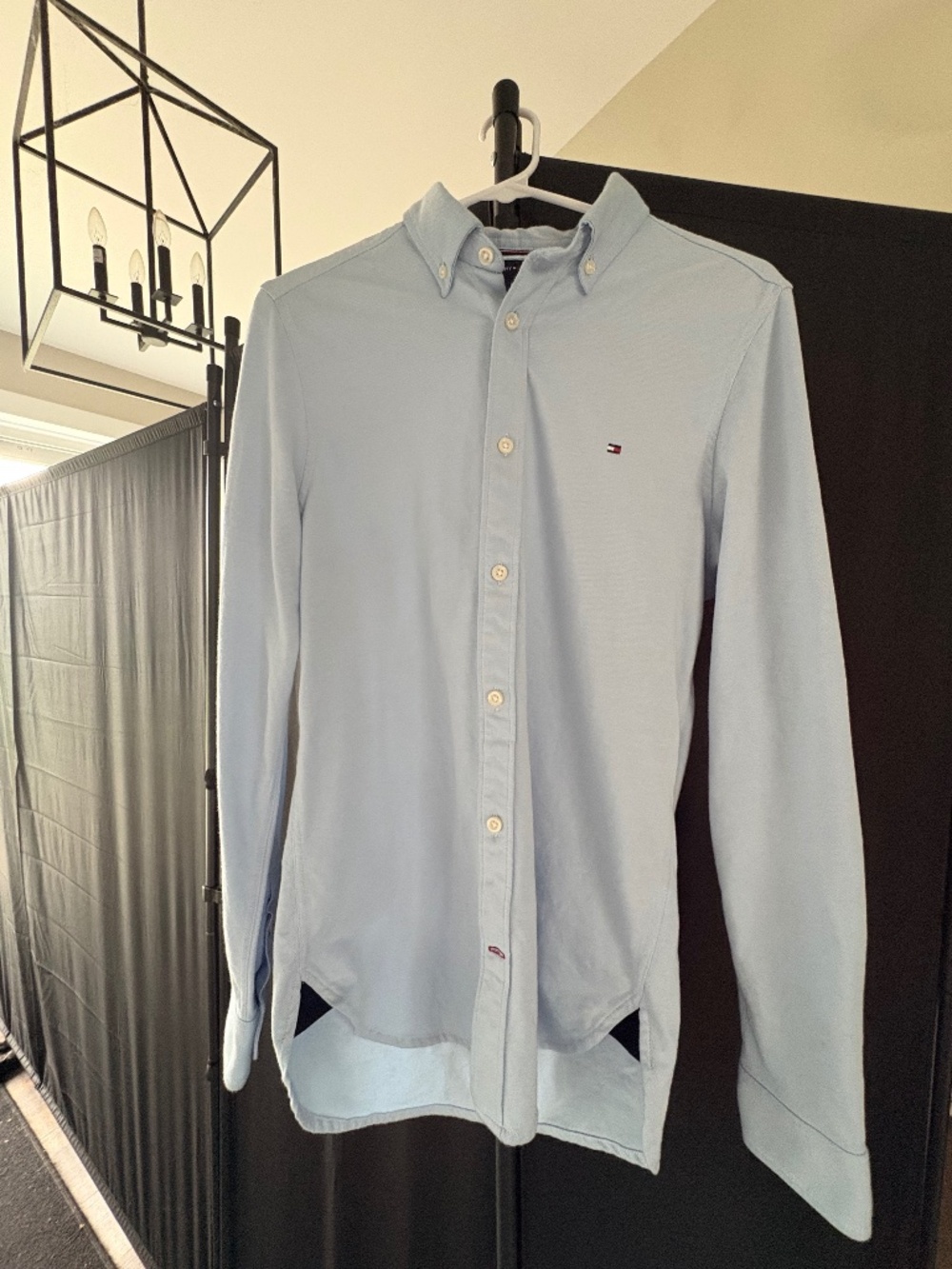 Light Blue Tommy Hilfiger Long Sleeve Button Down